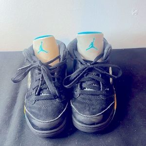 Retro 5 aqua’s toddler 9c